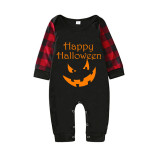 Halloween Matching Family Pajamas Happy Halloween Ghost Face Black Pajamas Set