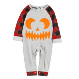 Halloween Matching Family Pajamas Sawtooth Ghostface Gray Pajamas Set