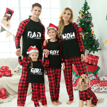 Halloween Matching Family Pajamas Dad Boy Mom Black Pajamas Set