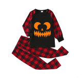 Halloween Matching Family Pajamas Sawtooth Ghostface Black Pajamas Set