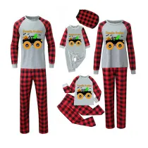 Halloween Matching Family Pajamas Pumpkin Crusher Gray Pajamas Set