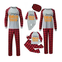 Halloween Matching Family Pajamas The Boo Crew Pumpkins Spiders Gray Pajamas Set