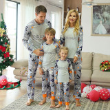 Halloween Matching Family Pajamas Daddy Brother Mommy White Pajamas Set