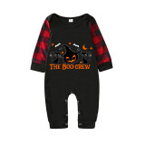 Halloween Matching Family Pajamas The Boo Crew Cats Witch Pumpkin Black Pajamas Set