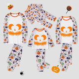 Halloween Matching Family Pajamas Sawtooth Ghostface White Pajamas Set