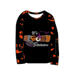 Halloween Matching Family Pajamas Spooky Season Bats Pumpkin Ghost Faces Print Black Pajamas Set