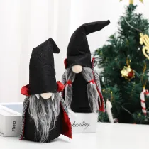 Halloween Decorations Faceless Gnomies Vampire Witch Hat Gandalf Ornaments