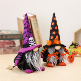 Halloween Decorations Faceless Doll With LED Lights Skull Pumpkin Gnomies With Hat Gandalf Ornaments