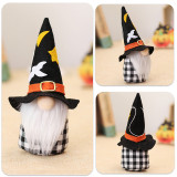 Halloween Decorations Faceless Doll With LED Lights Gnomies Couple With Hat Gandalf Ornaments
