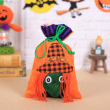 Halloween Colorful Cartoon Candy Holder Buckets For Kids Witch Hat Skull Candy Bags