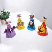 Halloween Party Boo Bat Spider Pumpkin Skeleton Witch Hat Dress Up Hair Accessories