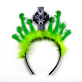 Halloween Zombie Hand Headband Festival Ball Tombstone Hairband