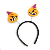 Halloween Headband Pumpkin Witch Pumpkin Skull Scream Spider Horror Dress Up Hair Accessories