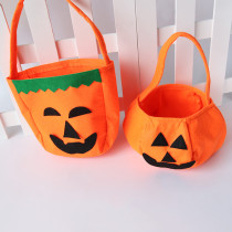 Halloween Colorful Cartoon Candy Holder Buckets For Kids Ghost Face Pumpkin Candy Bags