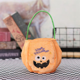 Halloween Colorful Cartoon Candy Holder Buckets For Kids Cat Bats Trick-or-Treating Bags
