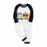 Halloween Gray One Piece Baby Bodysuit My First Halloween Pumpkin Jumpsuit