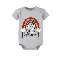Halloween Black One Piece Baby Bodysuit My First Halloween Ghosts Boo Jumpsuit