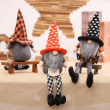Halloween Decorations Faceless Doll With LED Lights Gnomies With Hat Gandalf Ornaments