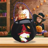Halloween Colorful Cartoon Candy Holder Buckets For Kids Pumpkin Gnomies Trick-or-Treating Bags