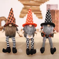 Halloween Decorations Faceless Doll With LED Lights Gnomies With Hat Gandalf Ornaments