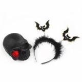 Halloween Feather Headband Black Wings Bats Dress Up Hair Accessories