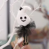 Halloween Decorations Cartoon Ghost Pumpkin Witch Cat Sarong Doll Hanging Bell Charm Ornaments