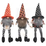 Halloween Decorations Faceless Doll With LED Lights Gnomies With Hat Gandalf Ornaments