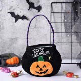 Halloween Colorful Cartoon Candy Holder Buckets For Kids Pumpkin Evil Trick-or-Treating Bags