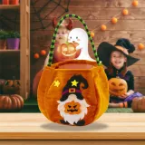 Halloween Colorful Cartoon Candy Holder Buckets For Kids Pumpkin Gnomies Trick-or-Treating Bags