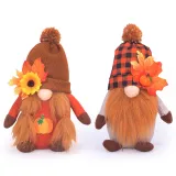 Halloween Decorations Faceless Gnomies With Flower Pumpkin Gandalf Ornaments
