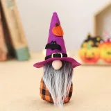 Halloween Decorations Faceless Doll With LED Lights Gnomies Couple With Hat Gandalf Ornaments