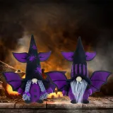 Halloween Decorations Faceless Gnomies Bat Wings Vampire Gandalf Ornaments