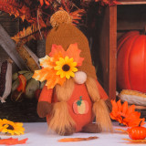 Halloween Decorations Faceless Gnomies With Flower Pumpkin Gandalf Ornaments