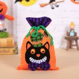 Halloween Colorful Cartoon Candy Holder Buckets For Kids Witch Hat Skull Candy Bags