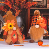Halloween Decorations Faceless Gnomies With Flower Pumpkin Gandalf Ornaments