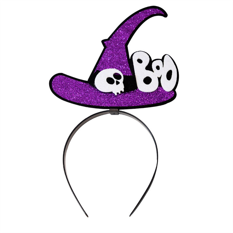 Halloween Headband Boo Spider Bat Witch Hat Dress Up Hair Accessories