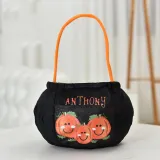 Halloween Colorful Cartoon Candy Holder Buckets For Kids Ghost Pumpkin Owl Bat Black Candy Bags