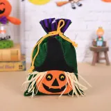 Halloween Colorful Cartoon Candy Holder Buckets For Kids Witch Hat Skull Candy Bags