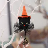 Halloween Decorations Cartoon Ghost Pumpkin Witch Cat Sarong Doll Hanging Bell Charm Ornaments