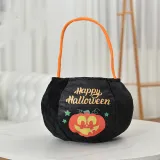 Halloween Colorful Cartoon Candy Holder Buckets For Kids Ghost Pumpkin Owl Bat Black Candy Bags