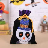 Halloween Colorful Cartoon Candy Holder Buckets For Kids Witch Hat Skull Candy Bags