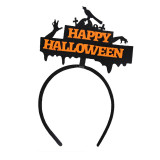 Halloween Headband Happy Halloween Sign Dress Up Hair Accessories