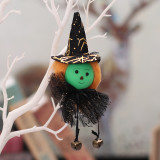 Halloween Decorations Cartoon Ghost Pumpkin Witch Cat Sarong Doll Hanging Bell Charm Ornaments
