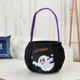 Halloween Colorful Cartoon Candy Holder Buckets For Kids Ghost Pumpkin Owl Bat Black Candy Bags