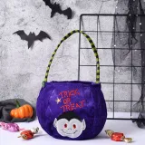Halloween Colorful Cartoon Candy Holder Buckets For Kids Pumpkin Evil Trick-or-Treating Bags