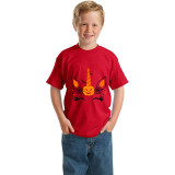 Halloween White Toddler Little Boy&Girl Unicorn Pumpkin Horn Short Sleeve T-shirts