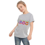 Halloween Red Toddler Little Boy&Girl Boo Monster Short Sleeve T-shirts