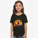 Halloween Orange Toddler Little Boy&Girl Flying Unicorn Witch Short Sleeve T-shirts