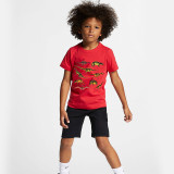 Halloween Orange Toddler Little Boy&Girl Multiple Dinosaurs Short Sleeve T-shirts