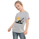 Halloween Black Toddler Little Boy&Girl Moon Dinosaur Pumpkin Short Sleeve T-shirts